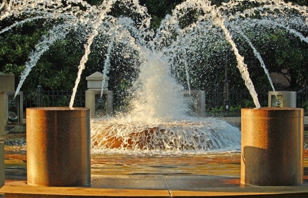 Fountain at Waterfront Park (Credit: Bill Rockwell)