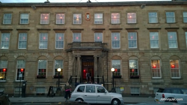 Blythswood Square at dusk