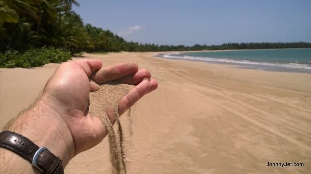 Sand at the St Regis Bahia Beach Puerto Rico