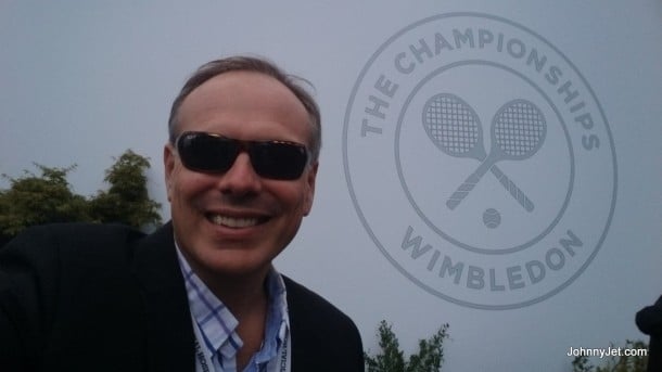 Johnny Jet at Wimbledon!