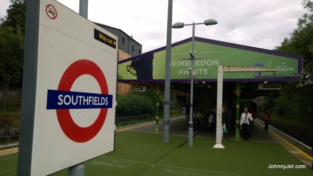 Arriving by Tube to Wimbledon