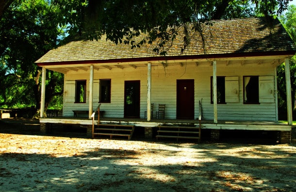 Slave house at Middleton Place (Credit: Bill Rockwell)