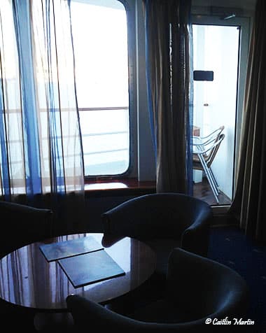 SB balcony suite aboard Cristal