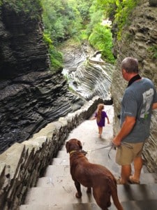Cam, Baci and Watkins Glen State Park