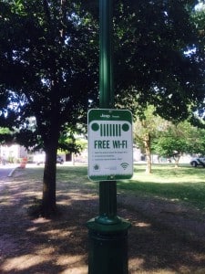 Free Wi-Fi in the national park