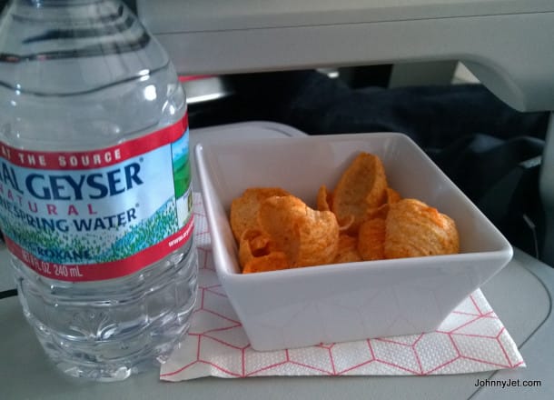Virgin America's LAX-JFK spicy chips