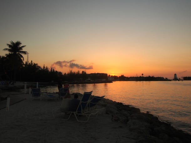 Sunset at Tranquility Bay Beach House Resort