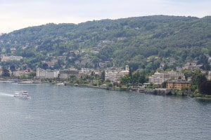Peninsula view of Stresa from Isola Bella