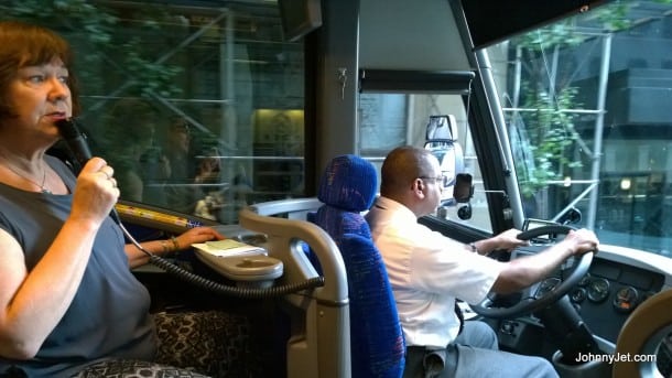 Tauck tour guide and bus driver from NYC to Cooperstown