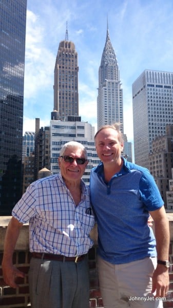 Me and my dad at The Tuscany New York City