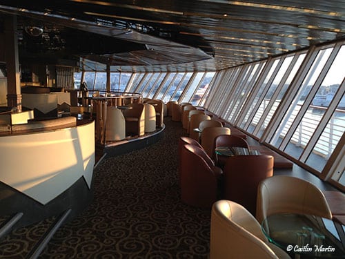 The top deck was my favorite spot for Wi-Fi when docked