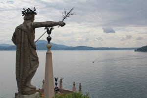 Watching over Lake Maggiore from Isola Bella