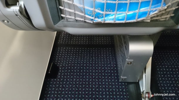 American Airlines New A321 IFE Restricts Floor Storage