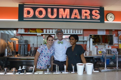 A highlight of the trip was meeting the friendly people here and eating my ice cream waffle cone!