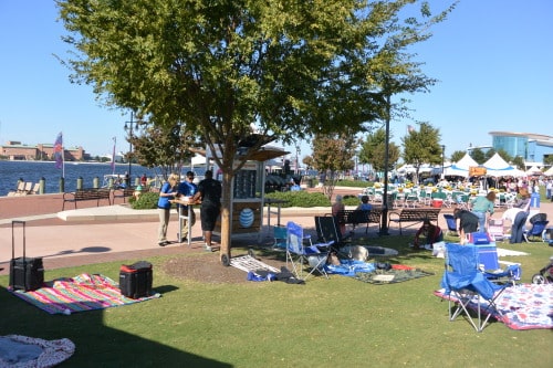 Beautiful day for a wine festival!