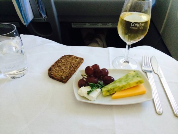 From the dessert and cheese cart