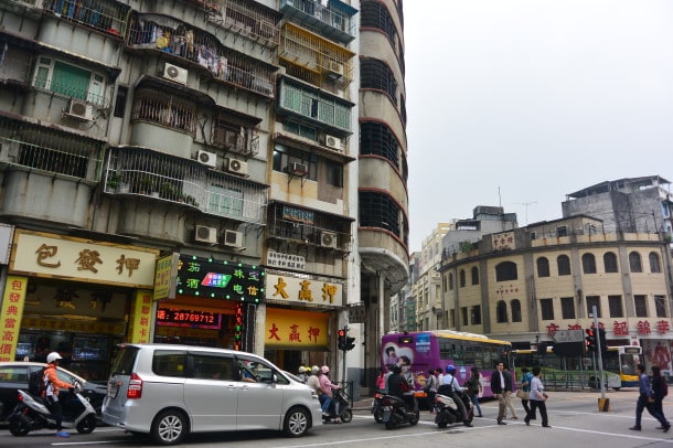 Walking through old Macau