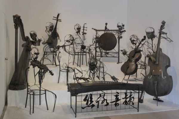 Taipa Houses Museum with musical instruments