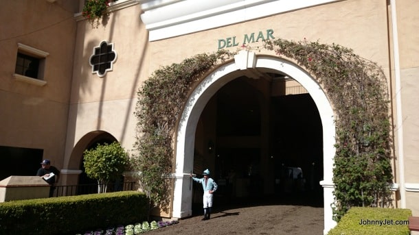A jockey at Del Mar Thoroughbred Club