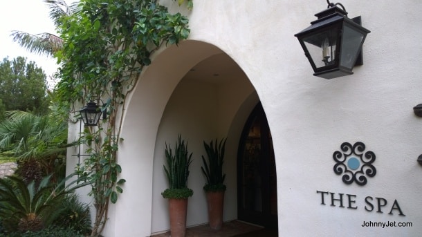 Terranea Resort spa entrance