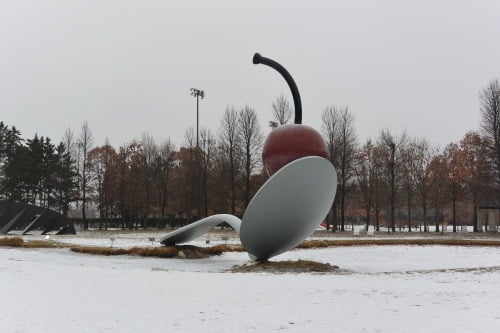 Spoonbridge and cherry, an iconic Minneapolis sculpture