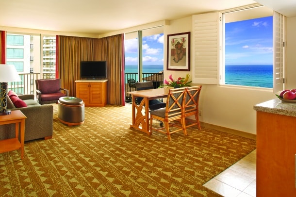 Inside the newly refreshed Embassy Suites Waikiki Beach Walk