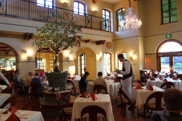 Dining room at Caterina de' Medici at CIA
