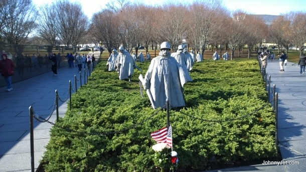 The Korean War Veterans Memorial