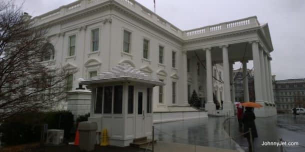 Leaving the White House
