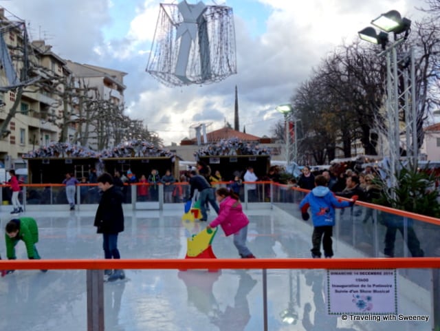 "Skating at the ice rink in Aubagne