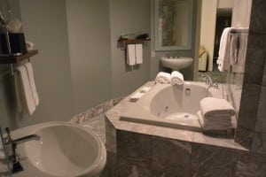 Atrium suite bathroom