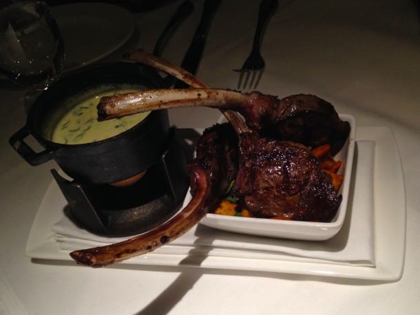 Lamb Chop Fondue at Elway's, one of the best things I've ever eaten
