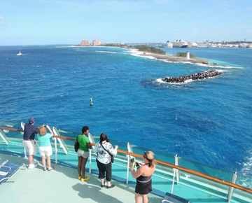 Departing Nassau