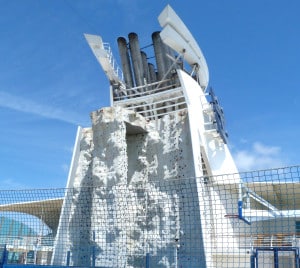 Rock climbing wall