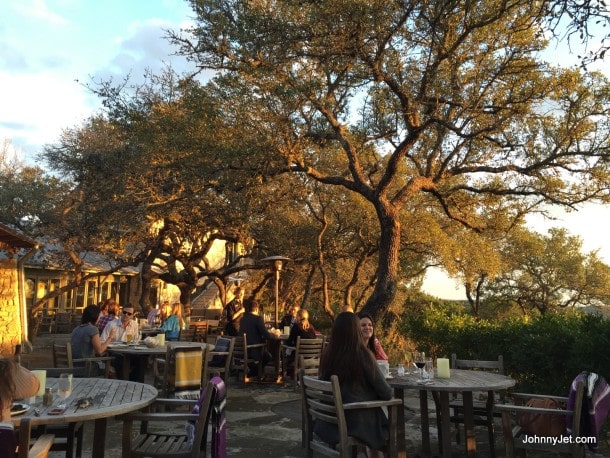 Travaasa Austin outdoor dining
