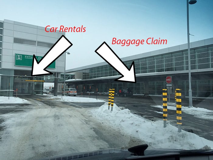 Renting a car at the airport