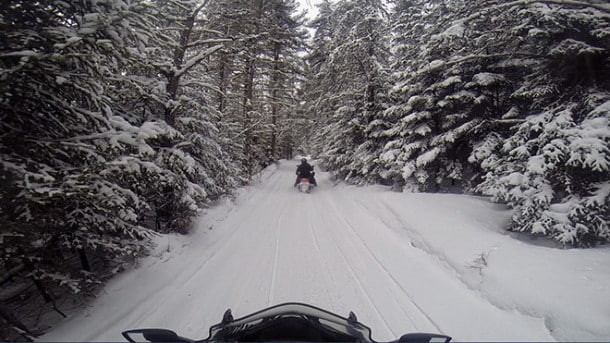 Guided snowmobile adventures

