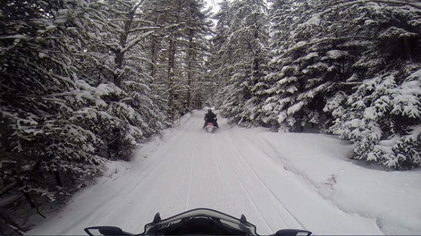 Guided snowmobile adventures
