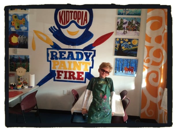 After getting over the initial shock that we weren’t doing paintball, Ames is excited to make some art
