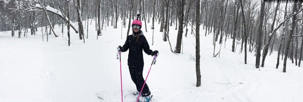 Guided skiing in the back country