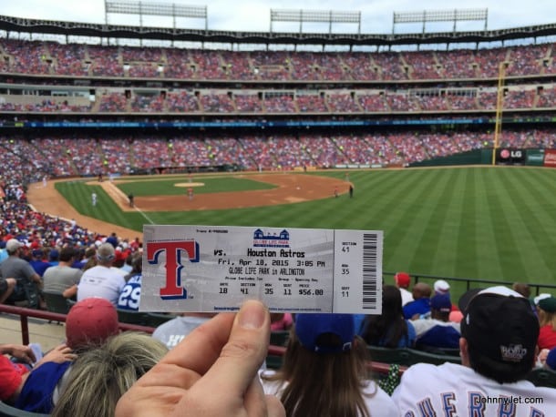 Opening Day to See The Texas Rangers at Globe Life Park 