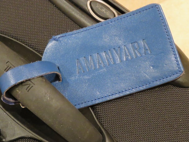 Amanyara luggage tag
