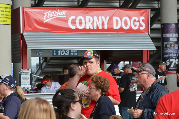 Corny Dogs at the Texas Motor Speedway for NASCAR’S Duck Commander 500 
