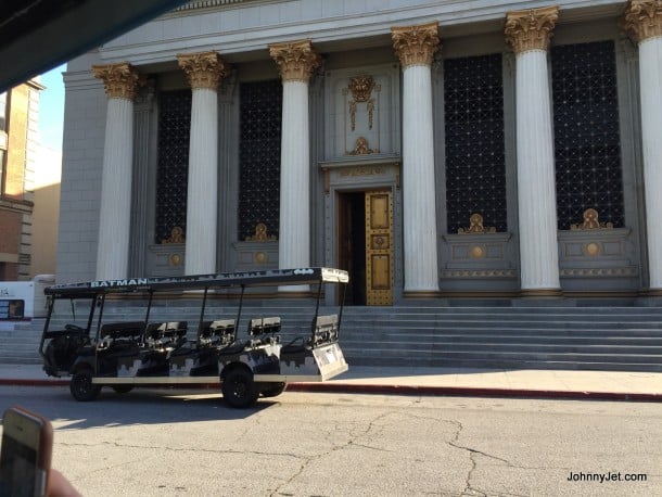 Warner Bros VIP Studio Tour cart