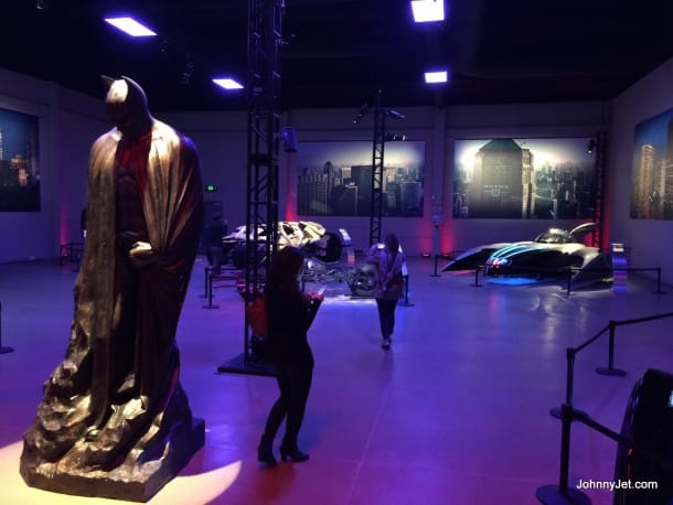 Warner Bros VIP Studio Tour April Batcave car vault