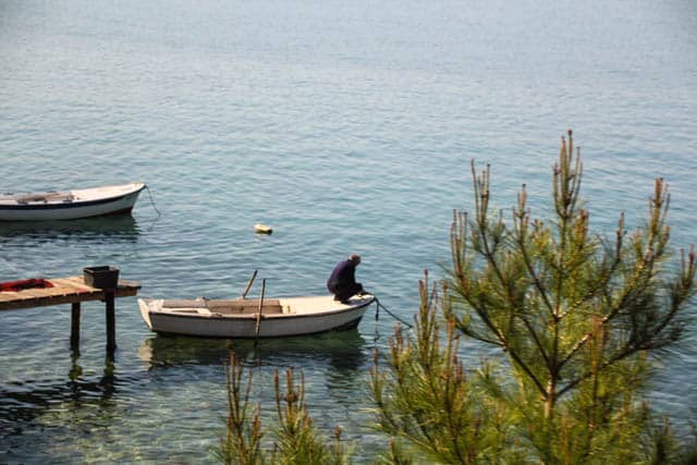 A day of fishing on the Dalmatian Riviera