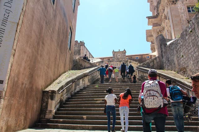 The staircase where many Game of Thrones scenes have been shot