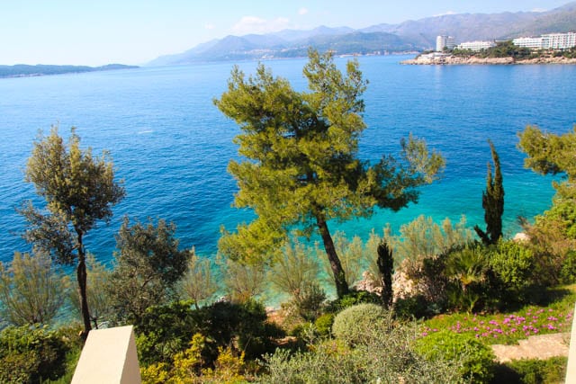 View from my room at Hotel Dubrovnik Palace