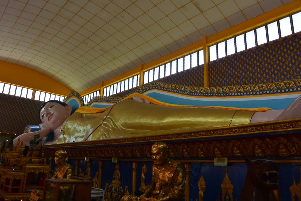 The fourth-largest reclining Buddha in the world