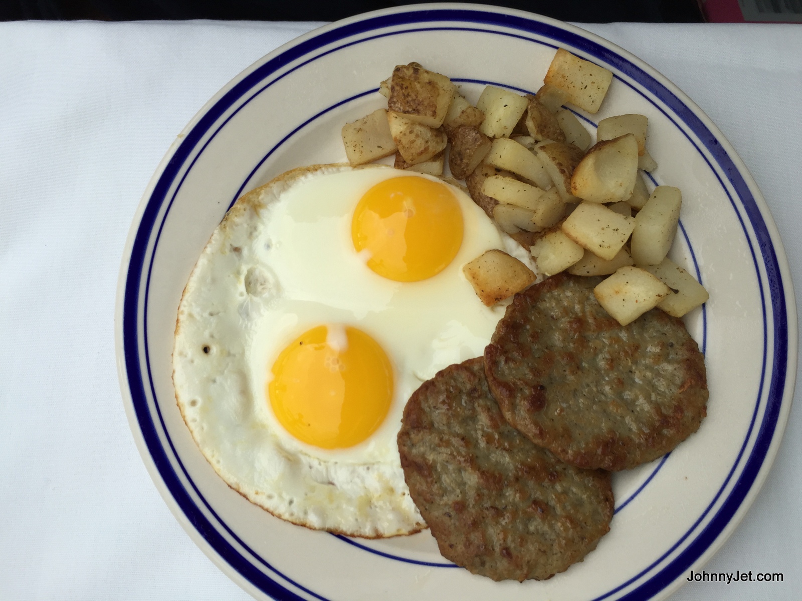 Pullman Rail Journeys eggs and sausage